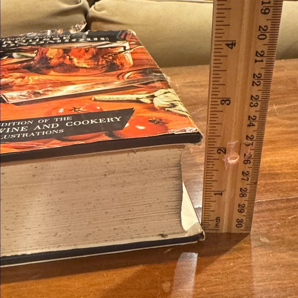 Vintage Larousse Gastronomique Encyclopedia Food Wine Cookery 1961 Hardcover